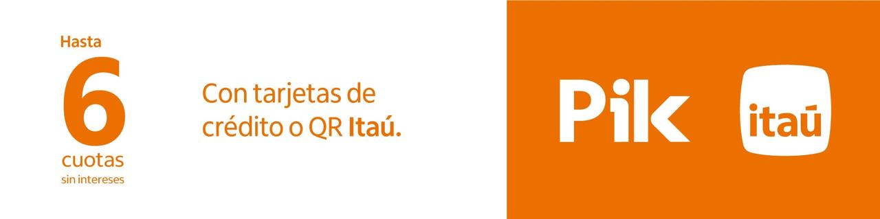 6 cuotas sin intereses con tarjetas de crédito Itaú