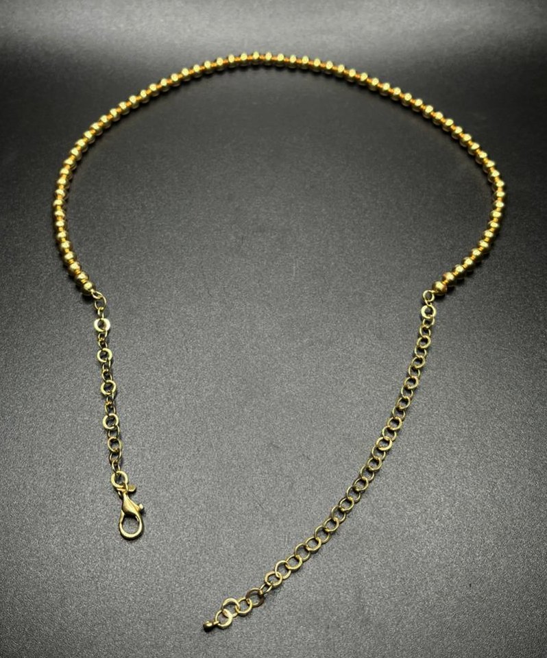 GARGANTILLA EN ORO 18K CON CADENA EXTENSIBLE