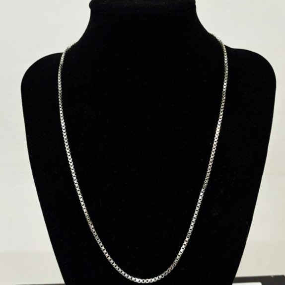 CADENA EN ORO BLANCO DE 18K ITALIANO