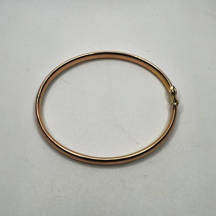 BRAZALETE EN ORO ROSA 18 KILATES ESTRUCTURA RIGIDA