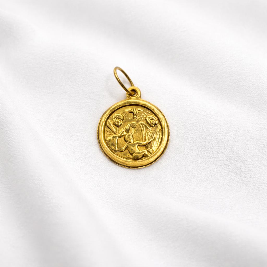 Dije en Oro 18K para Bautismo