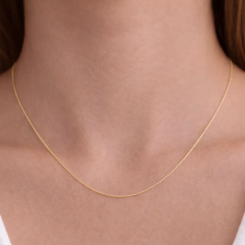 CADENA VENECIANA DE ORO 18 KILATES