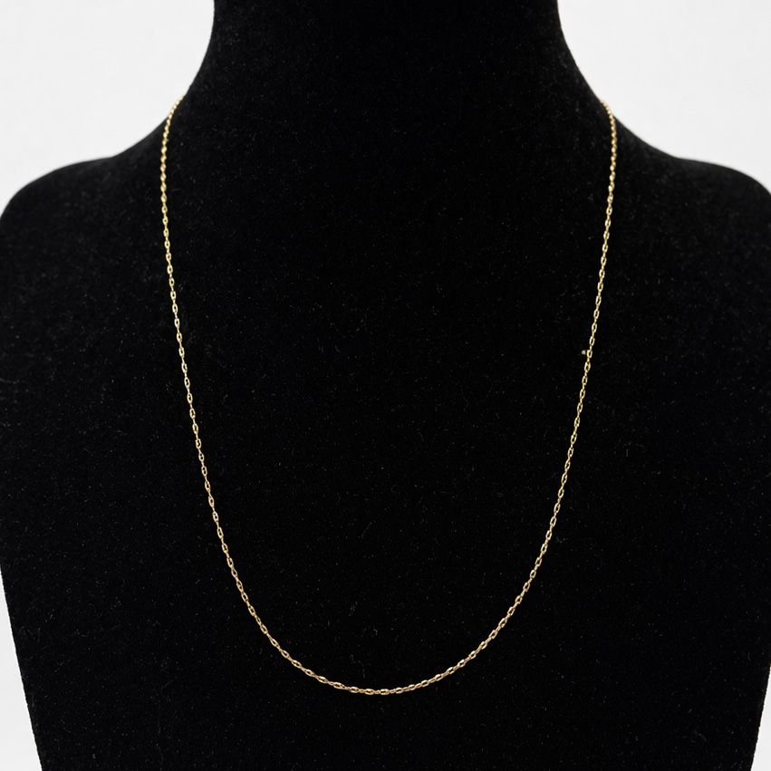 CADENA TIPO PIOLA DE ORO 18 KILATES