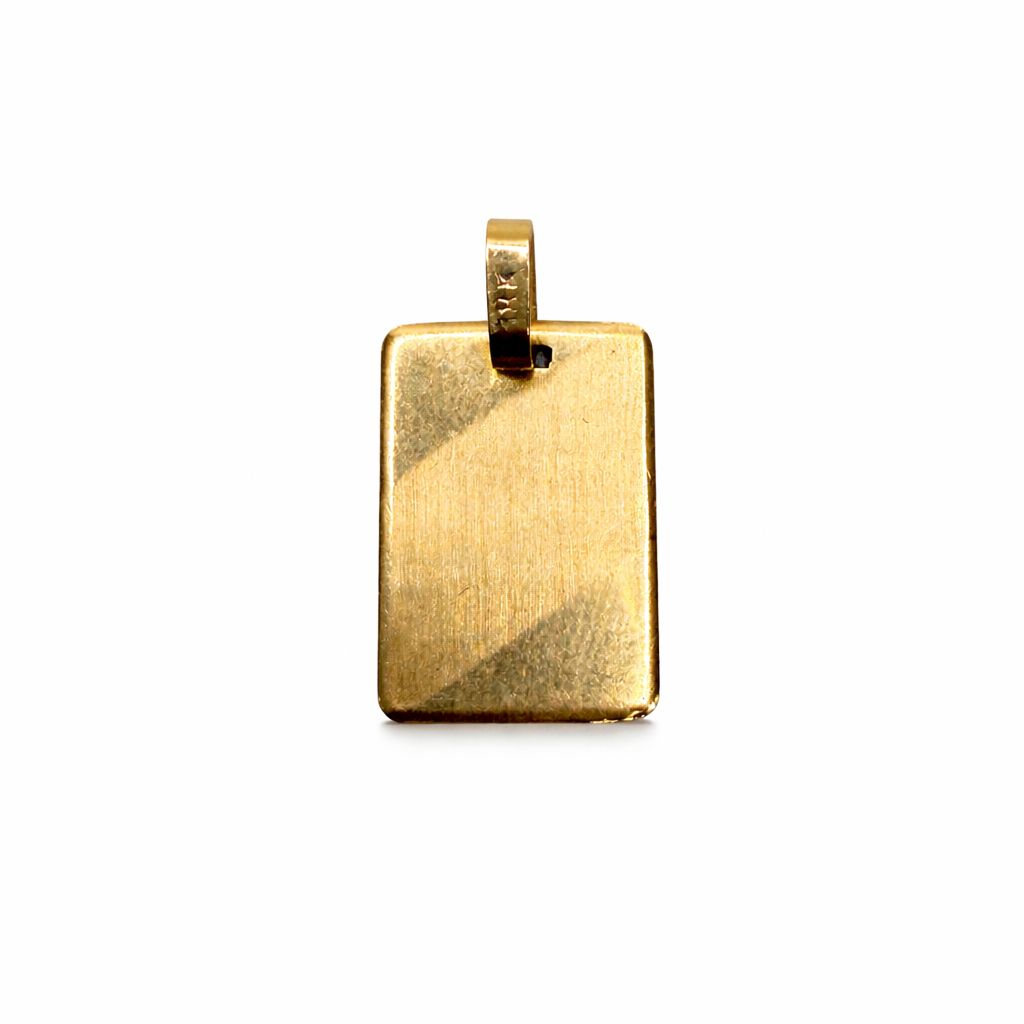 DIJE PERSONALIZABLE DE ORO 18 KILATES