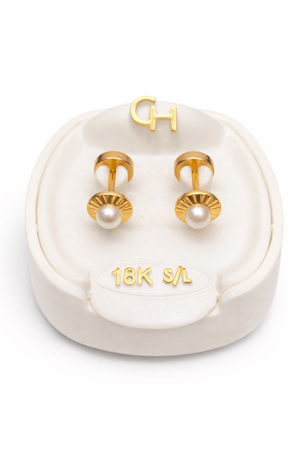 PRENDEDOR ORO 18K C/ PERLA