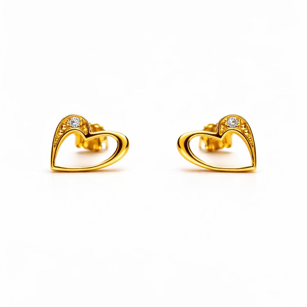 ARO DE ORO 18K EN FORMA DE CORAZÓN