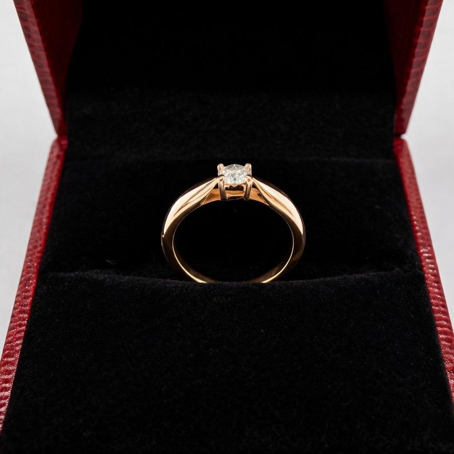 ANILLO SOLITARIO EN ORO 14K CON BRILLANTE