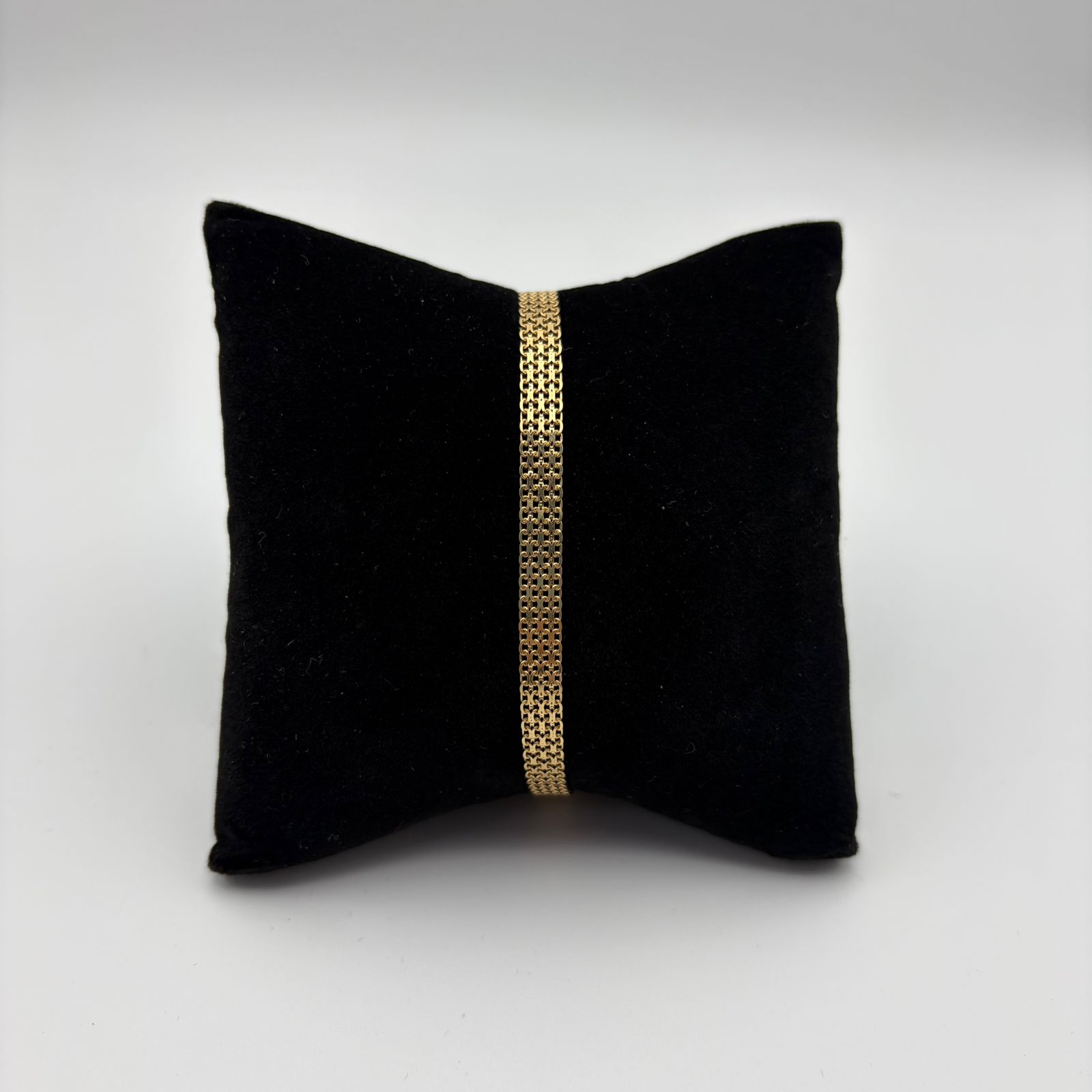 PULSERA EN ORO 18K ESLABONES DOBLES