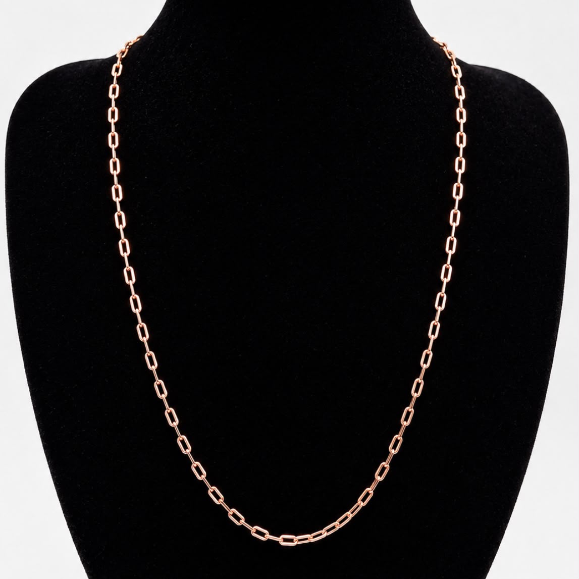 CADENA ITALIANA EN ORO ROSA 18 KILATES