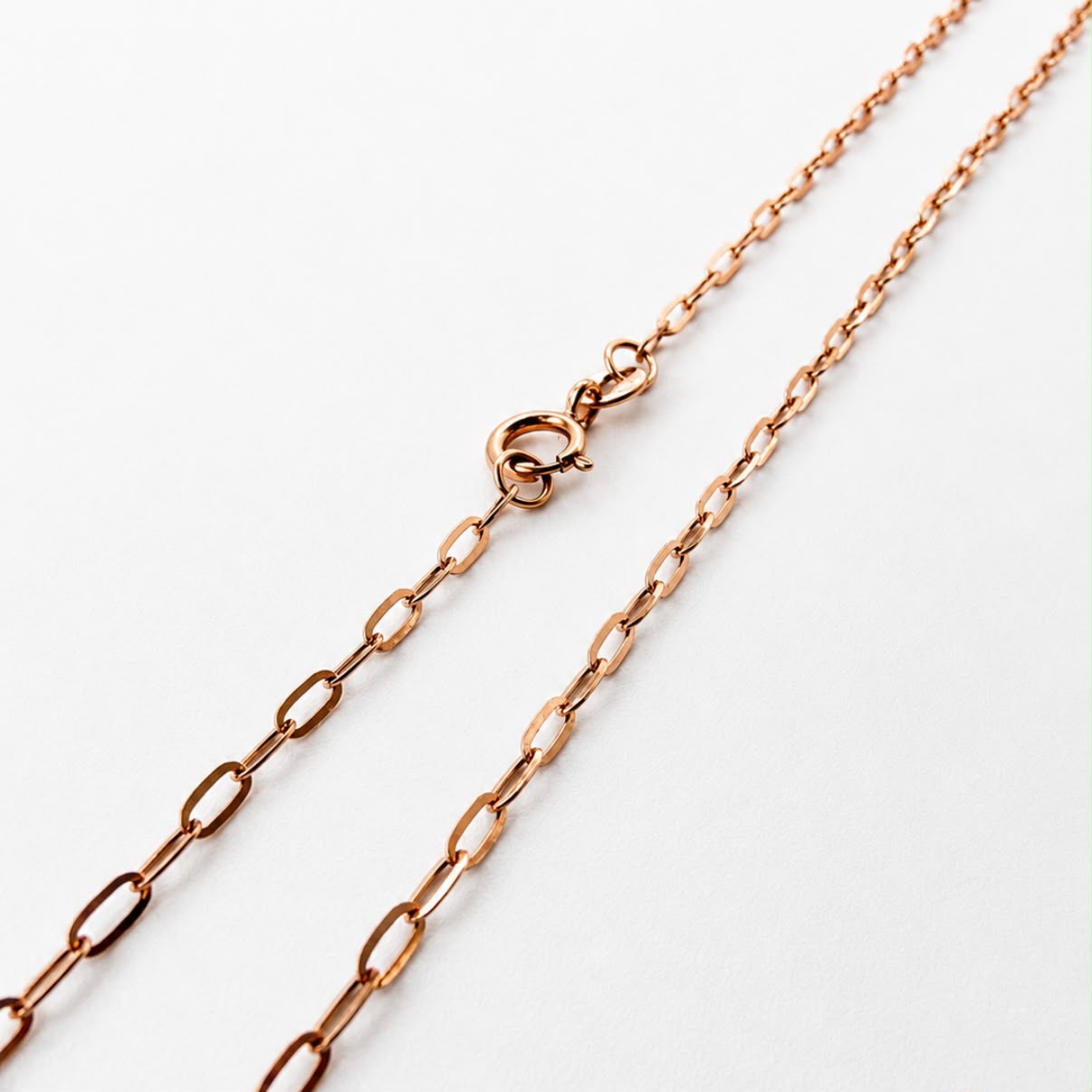 CADENA ITALIANA EN ORO ROSA 18 KILATES
