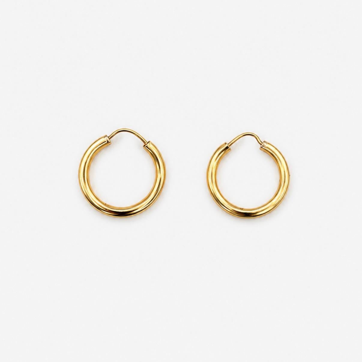 AROS ARGOLLA SEMITORSADOS EN ORO 18K