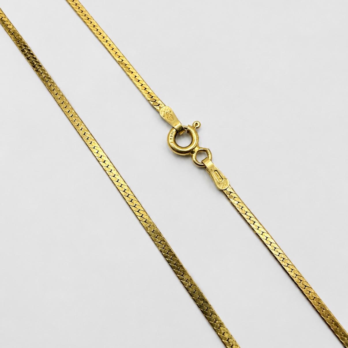GARGANTILLA CINTA EN ORO 18K