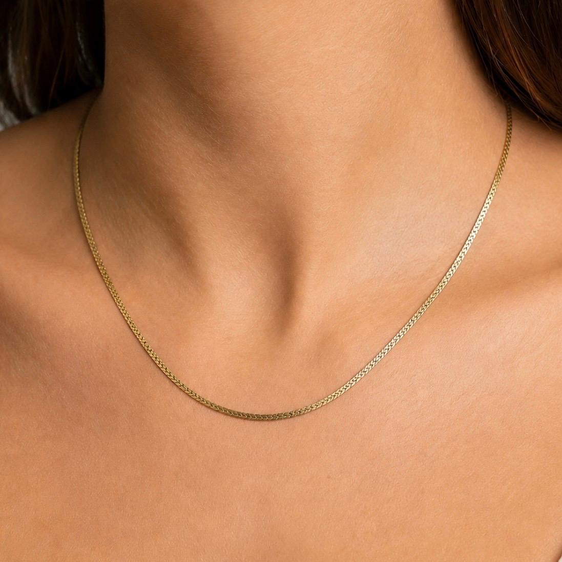 GARGANTILLA CINTA EN ORO 18K