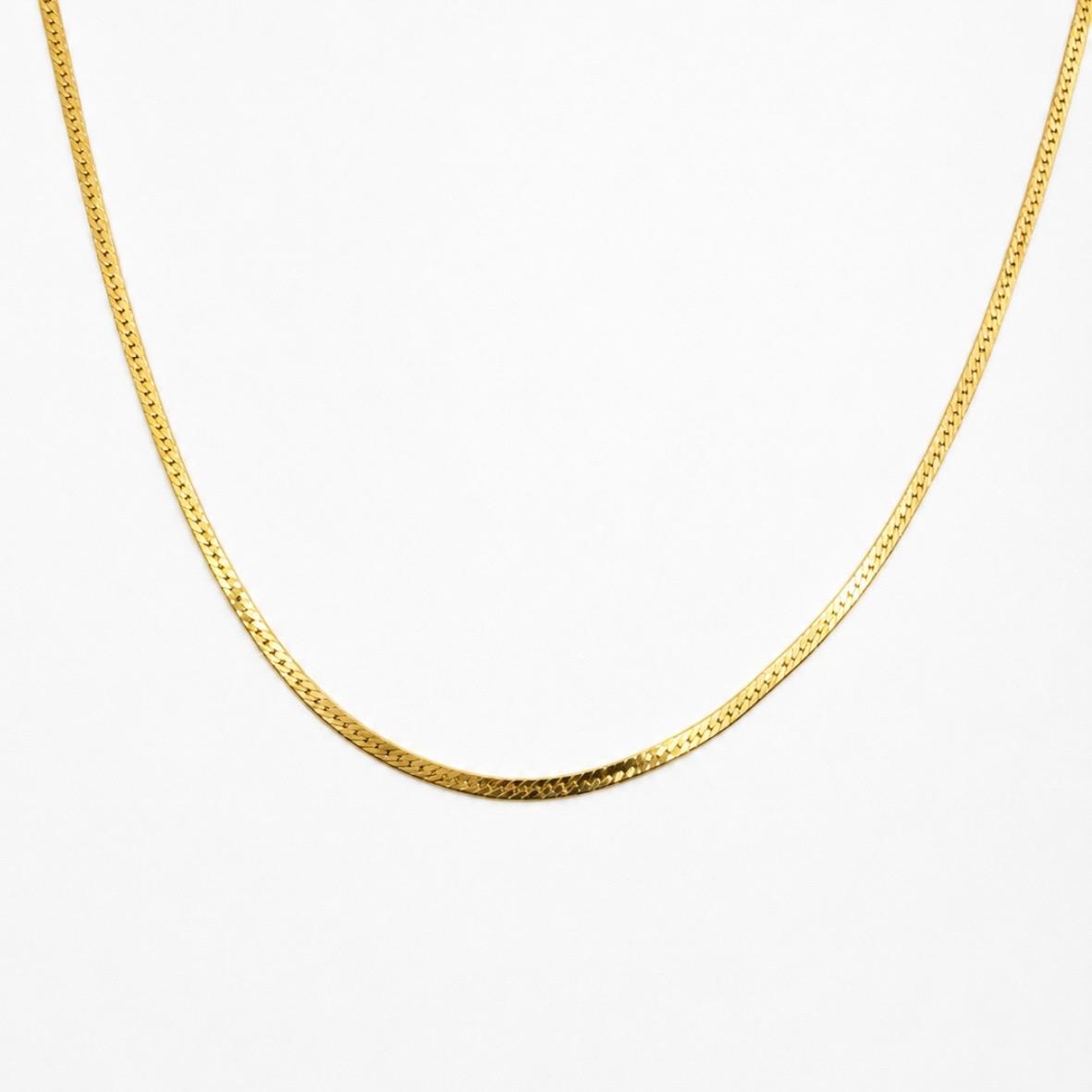 GARGANTILLA CINTA EN ORO 18K