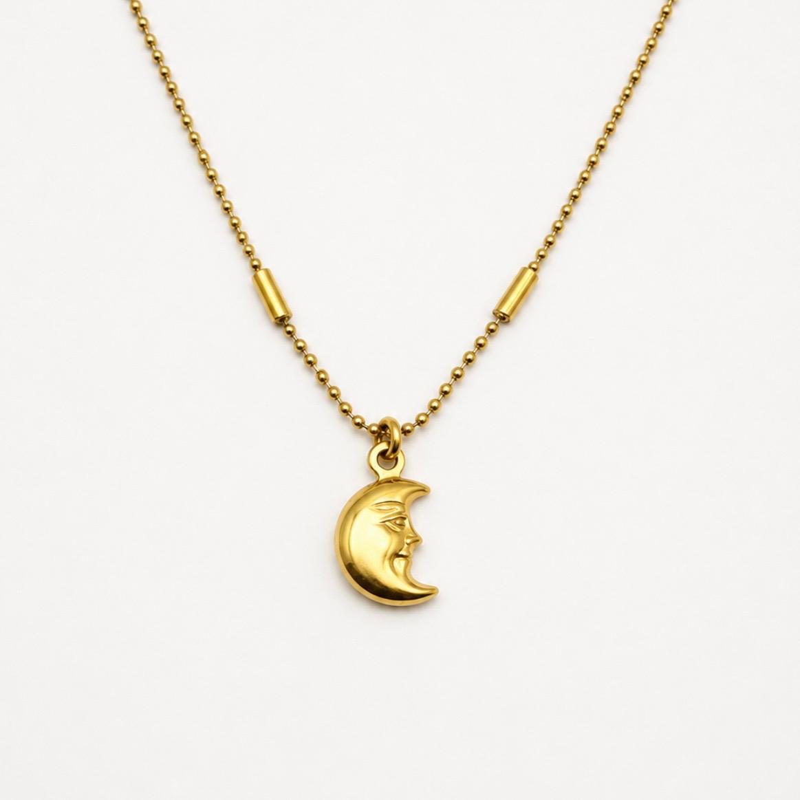 CONJUNTO LUNA EN ORO 18K