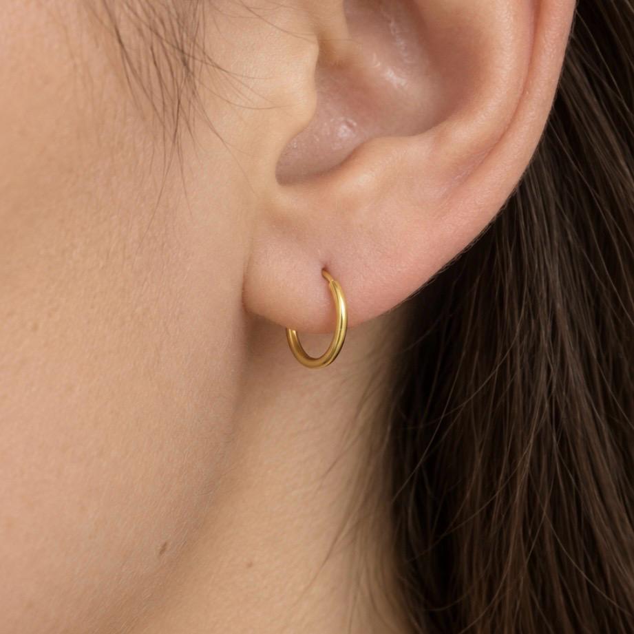 AROS ARGOLLA INFANTILES EN ORO 18K