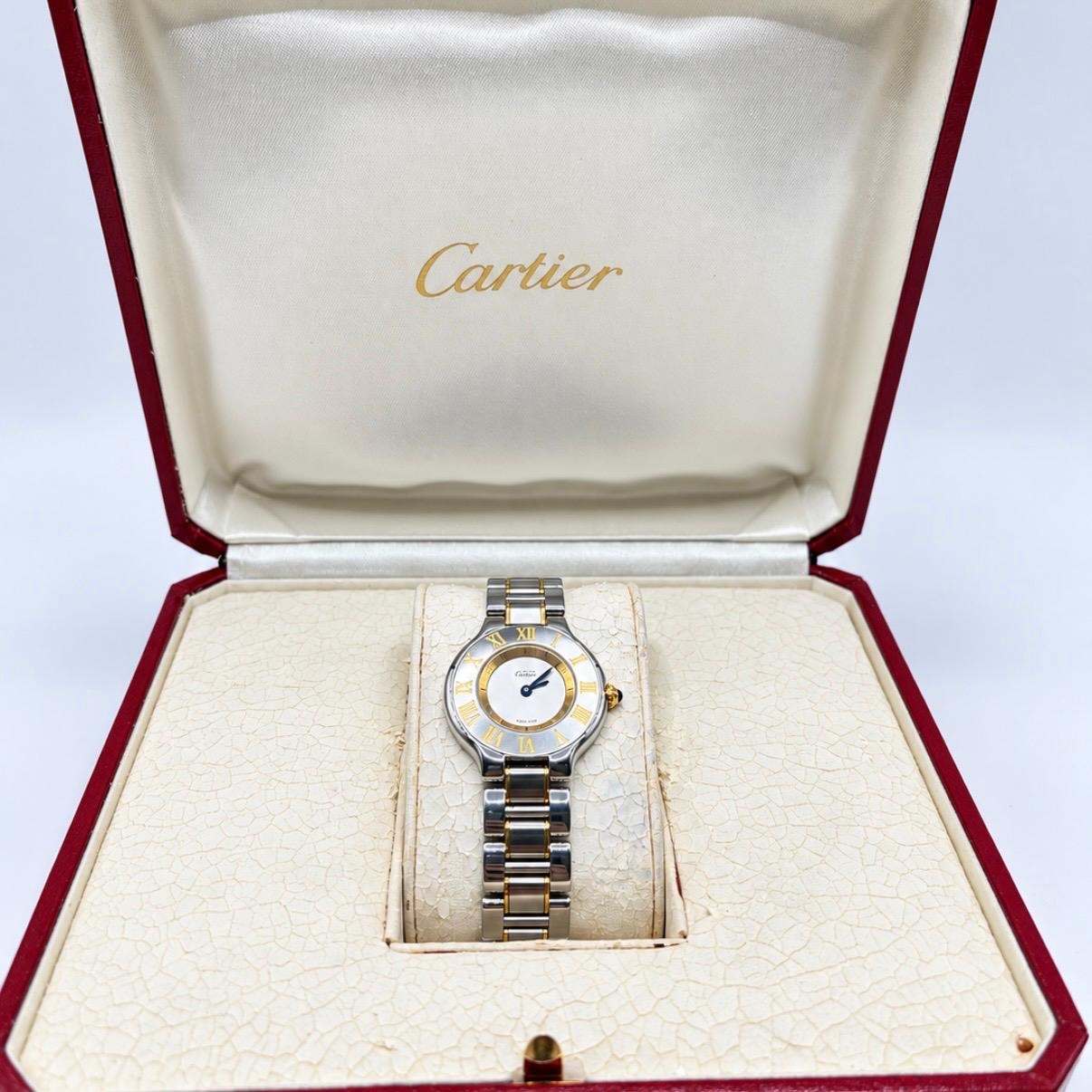 CARTIER MUST 21 QUARTZ BICOLOR