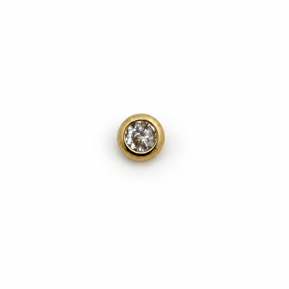 CONJUNTO PUNTO DE LUZ EN ORO 18K