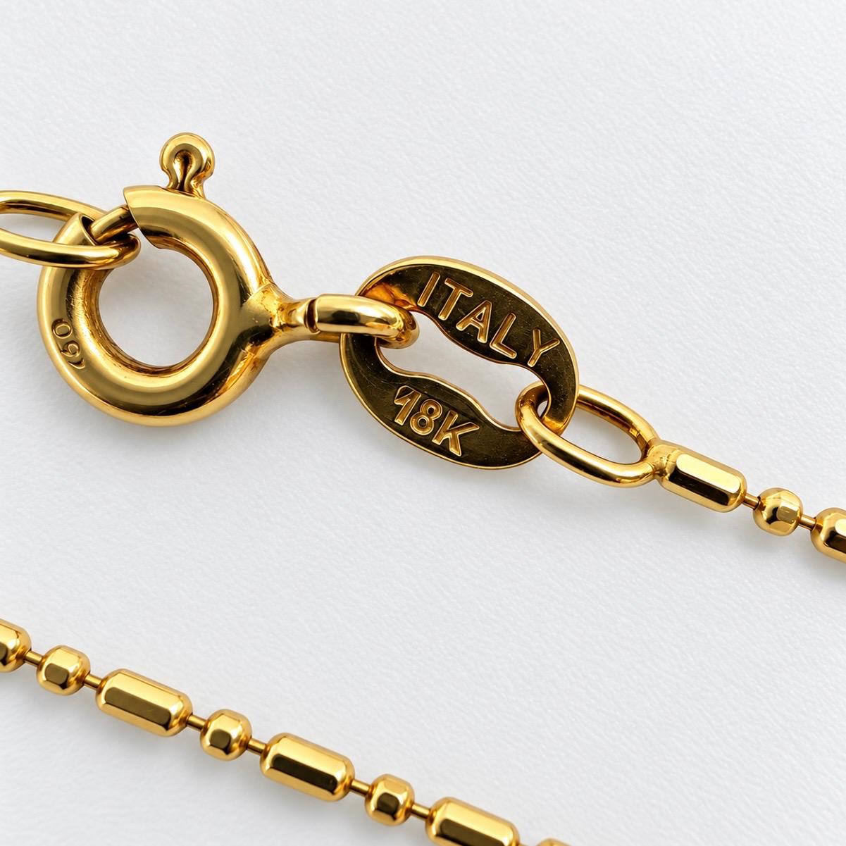 CADENA MORSE ITALIANA EN ORO 18K