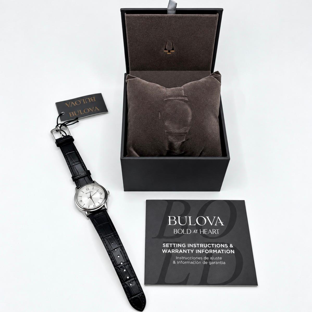 BULOVA CORPORATE 96T58 QUARTZ PARA DAMA – 30 MM