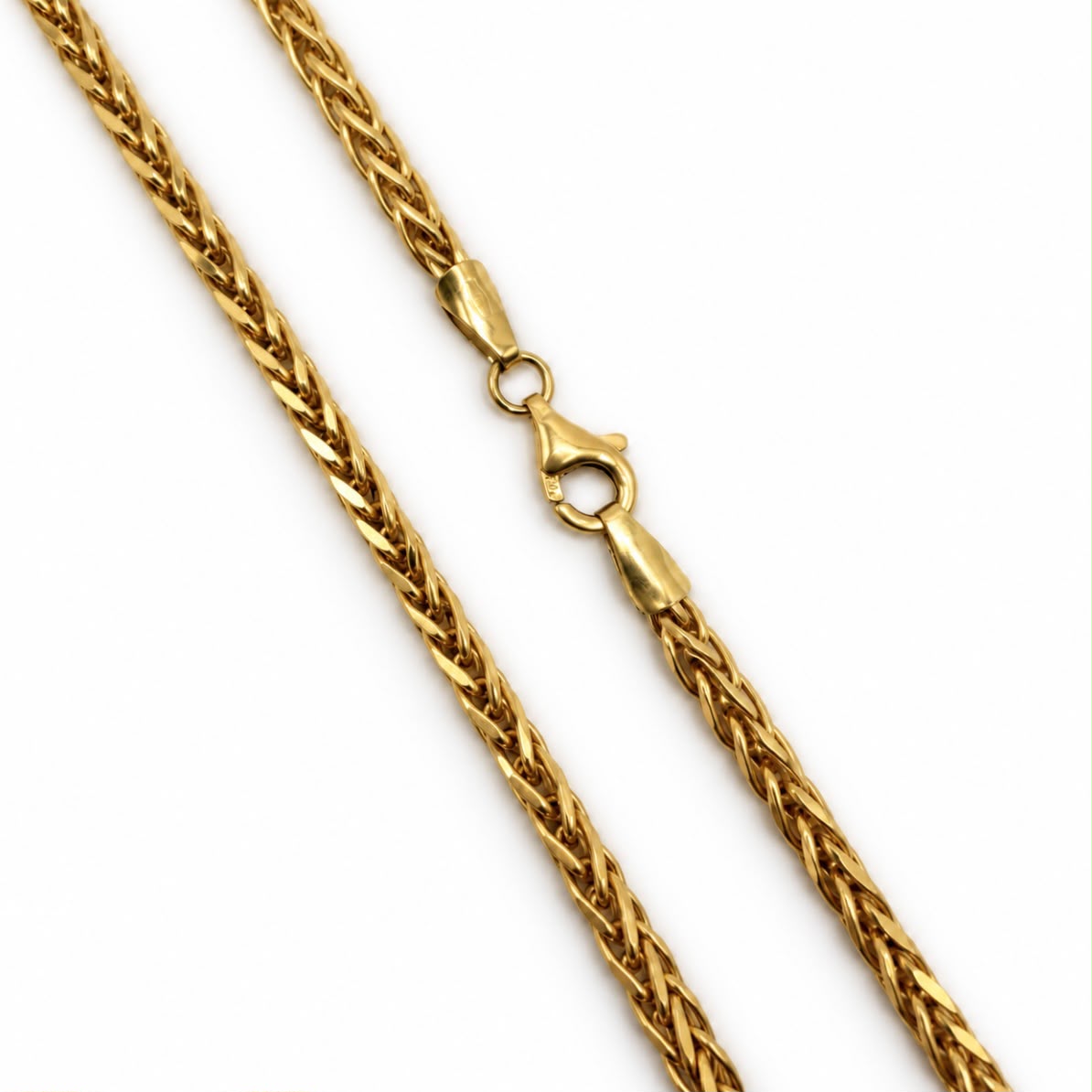 CADENA ESPIGA EN ORO 18K ITALIANO