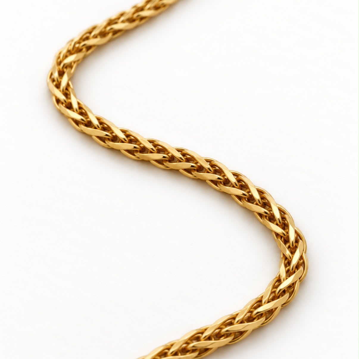 CADENA ESPIGA EN ORO 18K ITALIANO