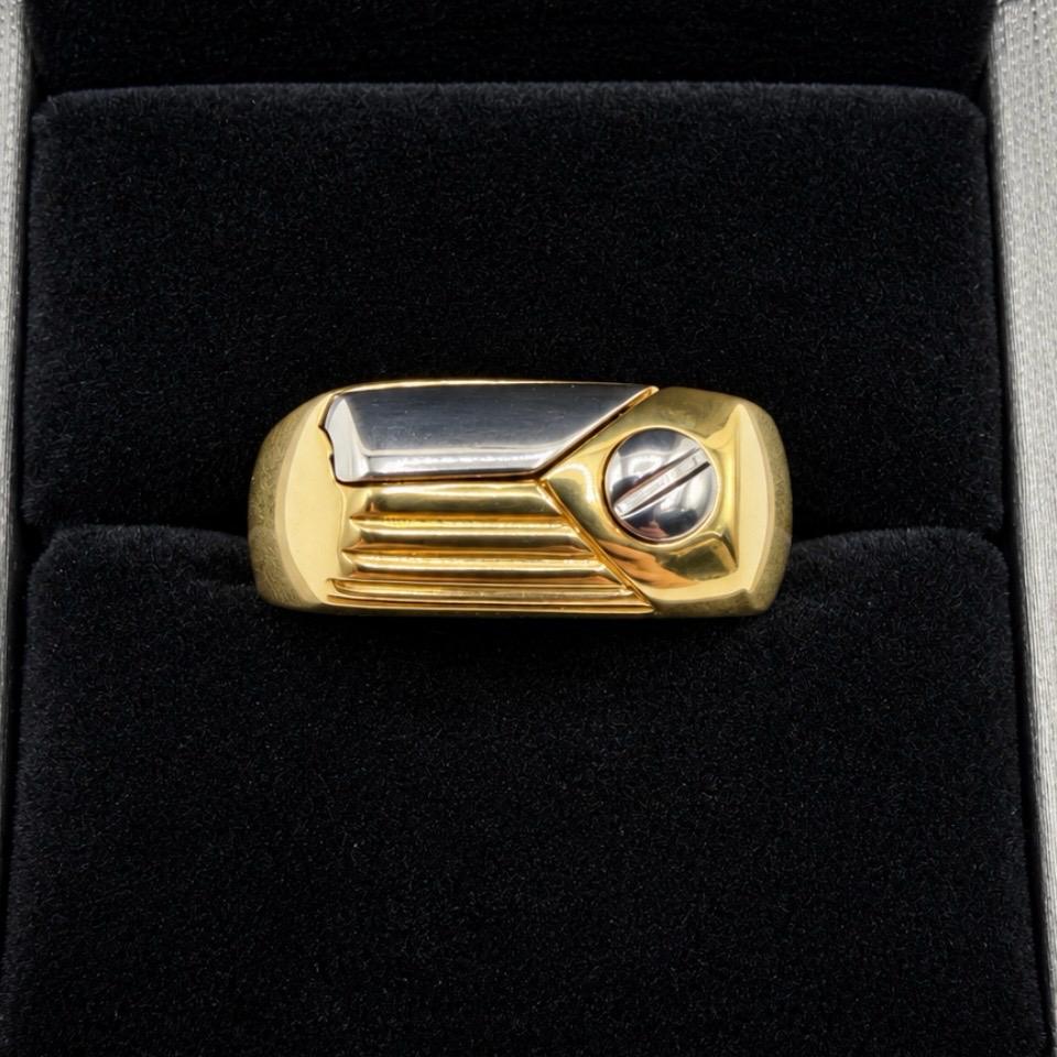 ANILLO CHIMENTO BICOLOR EN ORO 18K